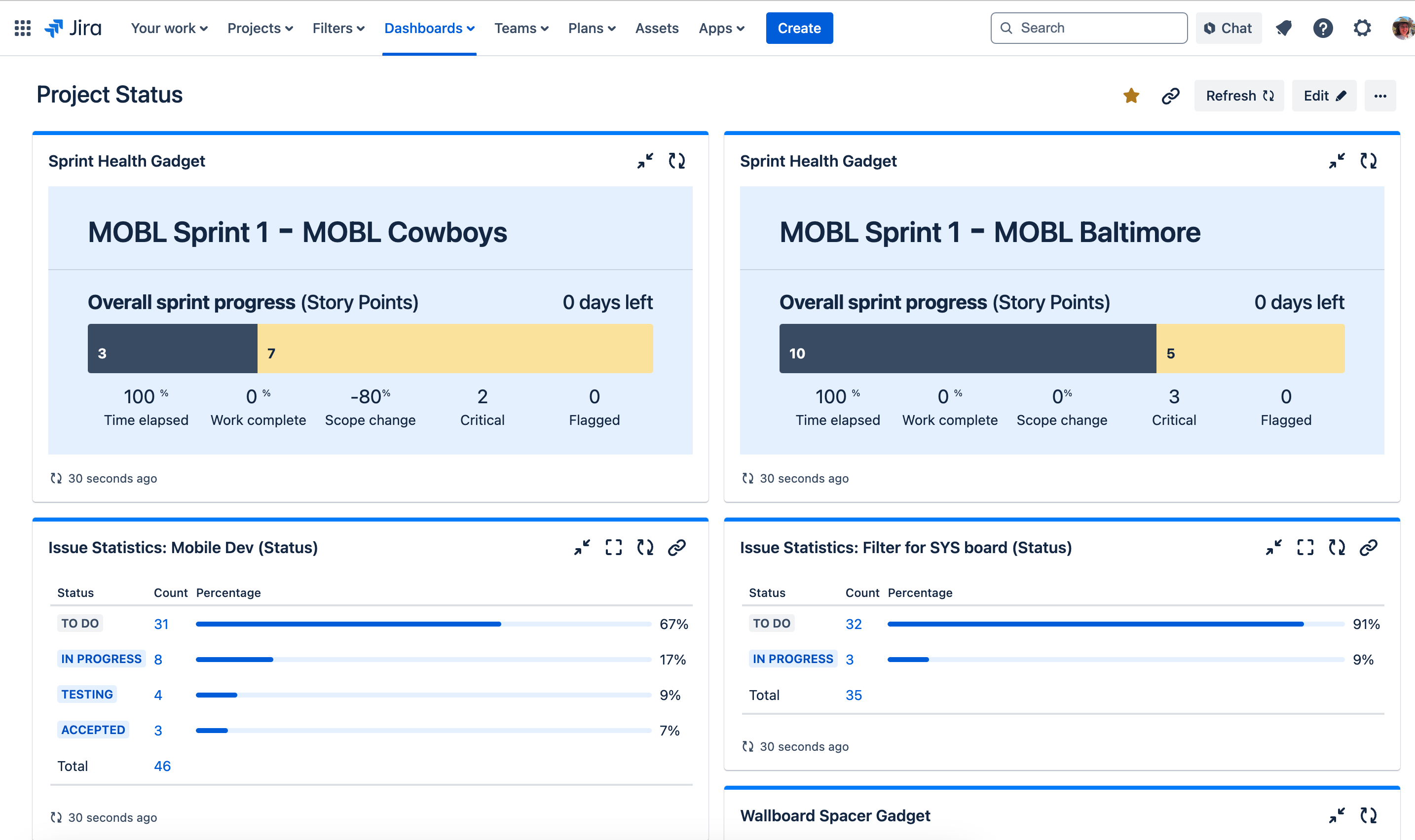 Jira dashboard.png Jira dashboard.png