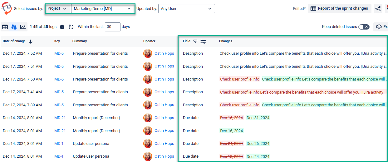 issue changes in project.png issue changes in project.png