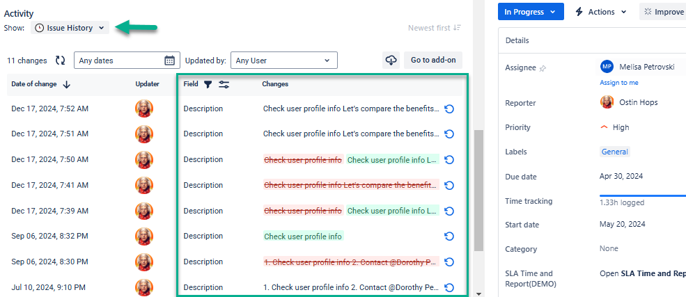 description changes for single issue.png description changes for single issue.png