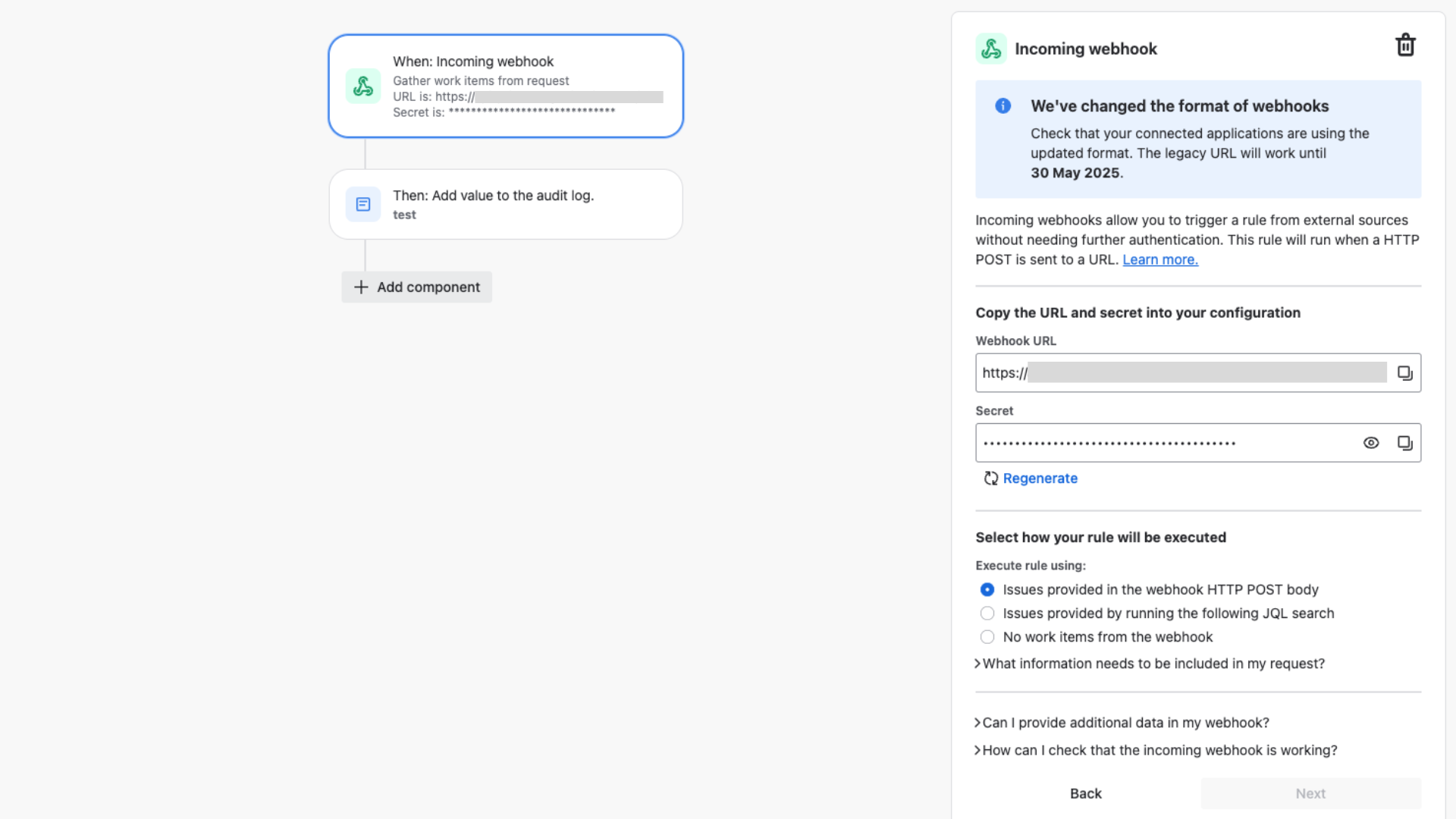 Incoming webhooks migration rule config screen.png Incoming webhooks migration rule config screen.png