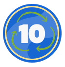10 for Change Badge.png 10 for Change Badge.png