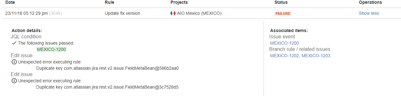 Automation - update Fix Version log entry.png Automation - update Fix Version log entry.png