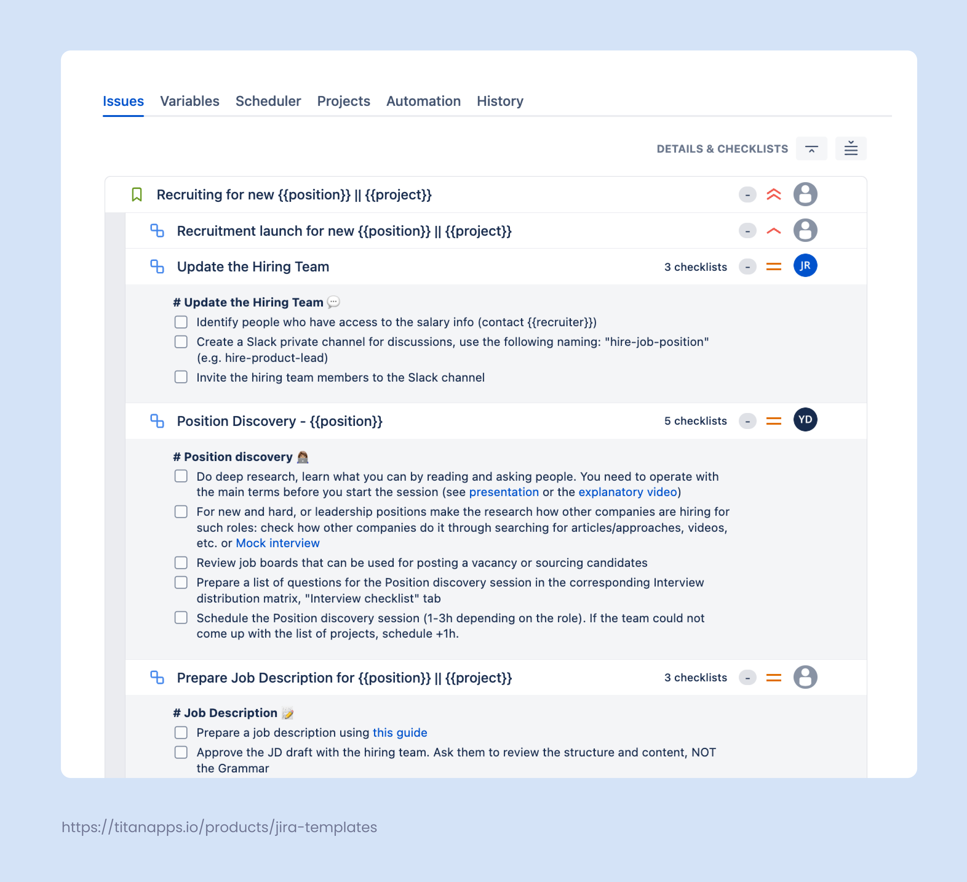 3. Jira Template for Recruitment epic - Smart Templates.png 3. Jira Template for Recruitment epic - Smart Templates.png