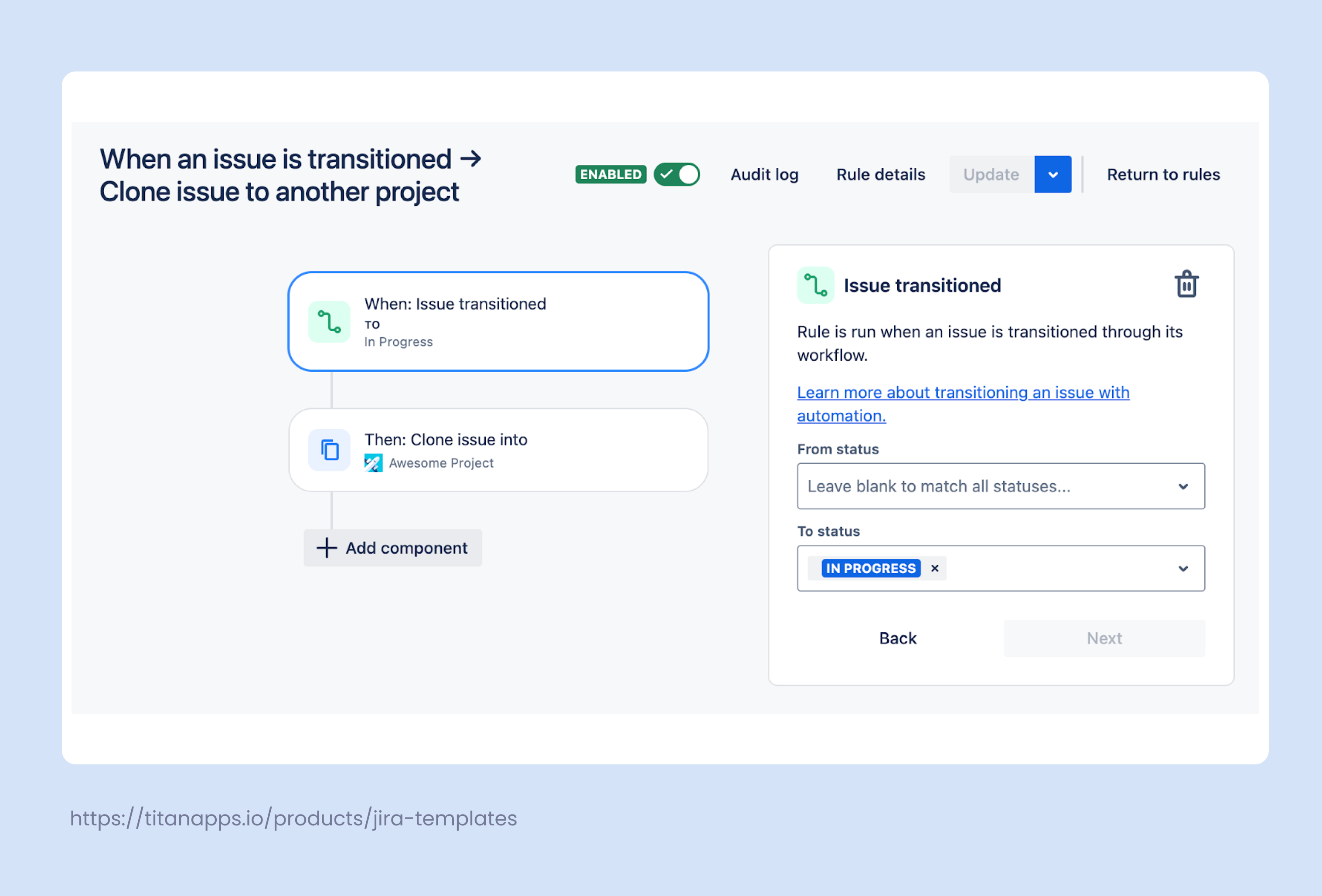 7.1. Automation For Jira for HR Jira Service Management - Rule example.png 7.1. Automation For Jira for HR Jira Service Management - Rule example.png