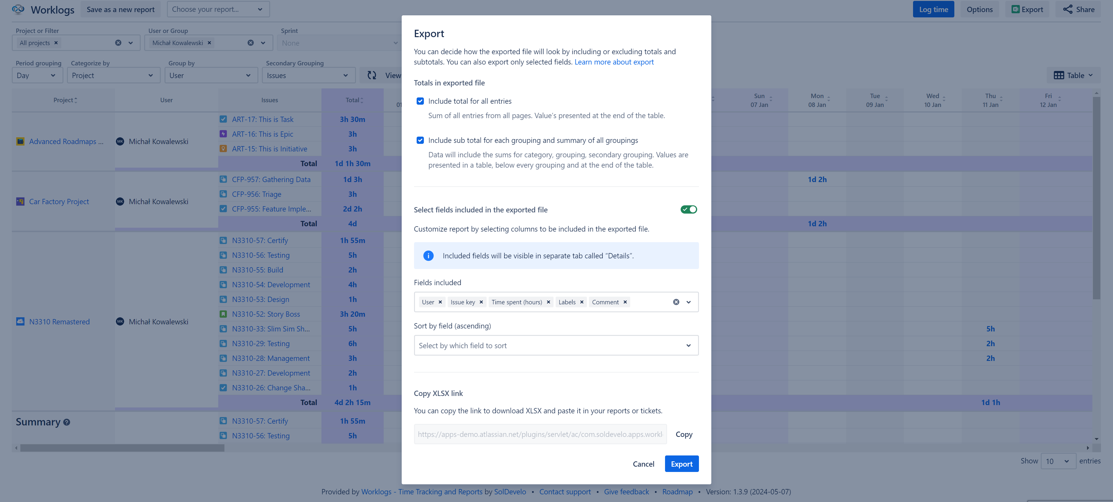 how to export jira worklogs to a spreadsheet 3.png how to export jira worklogs to a spreadsheet 3.png