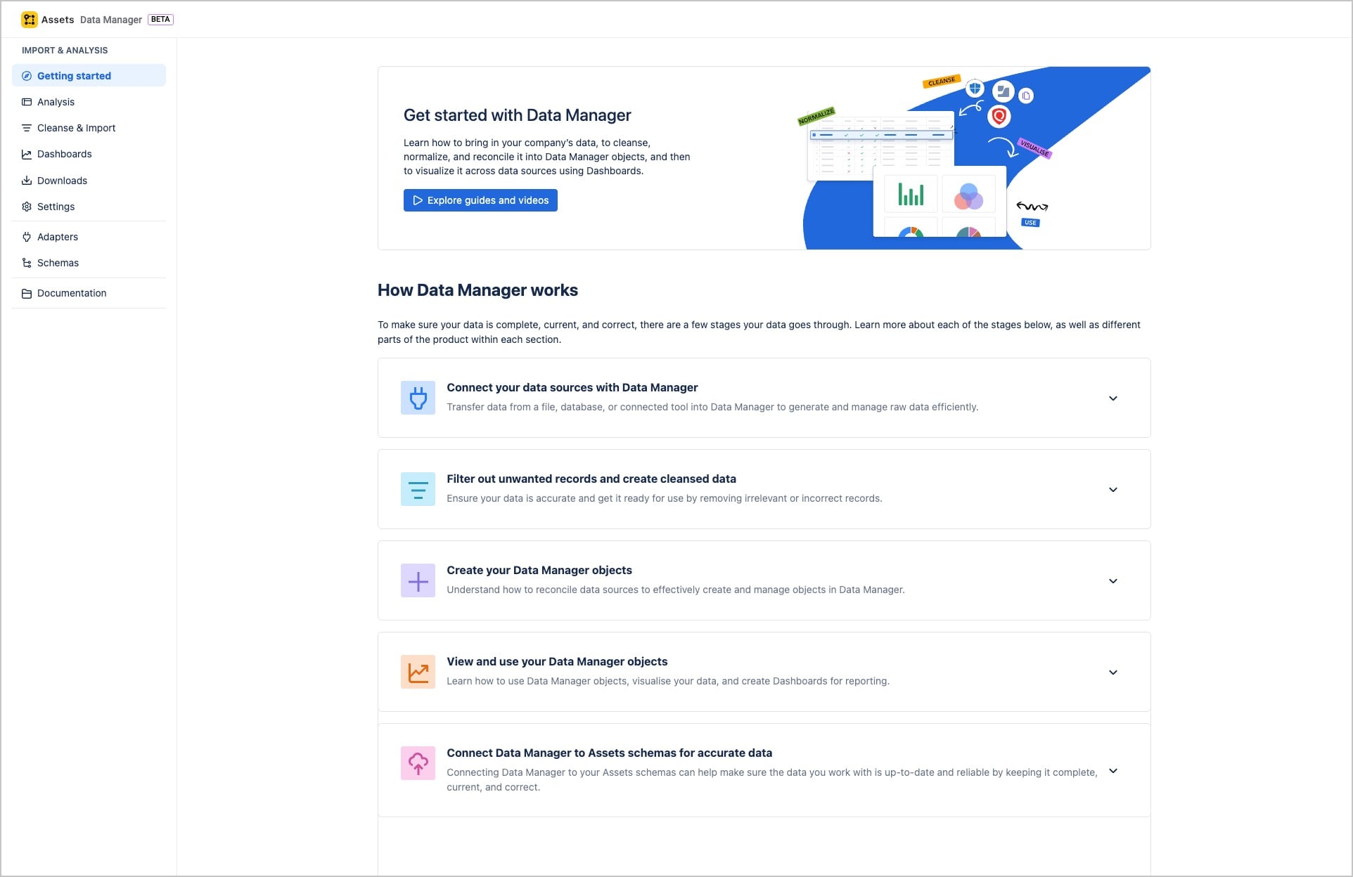 Data Manager Getting Started screen.jpg Data Manager Getting Started screen.jpg