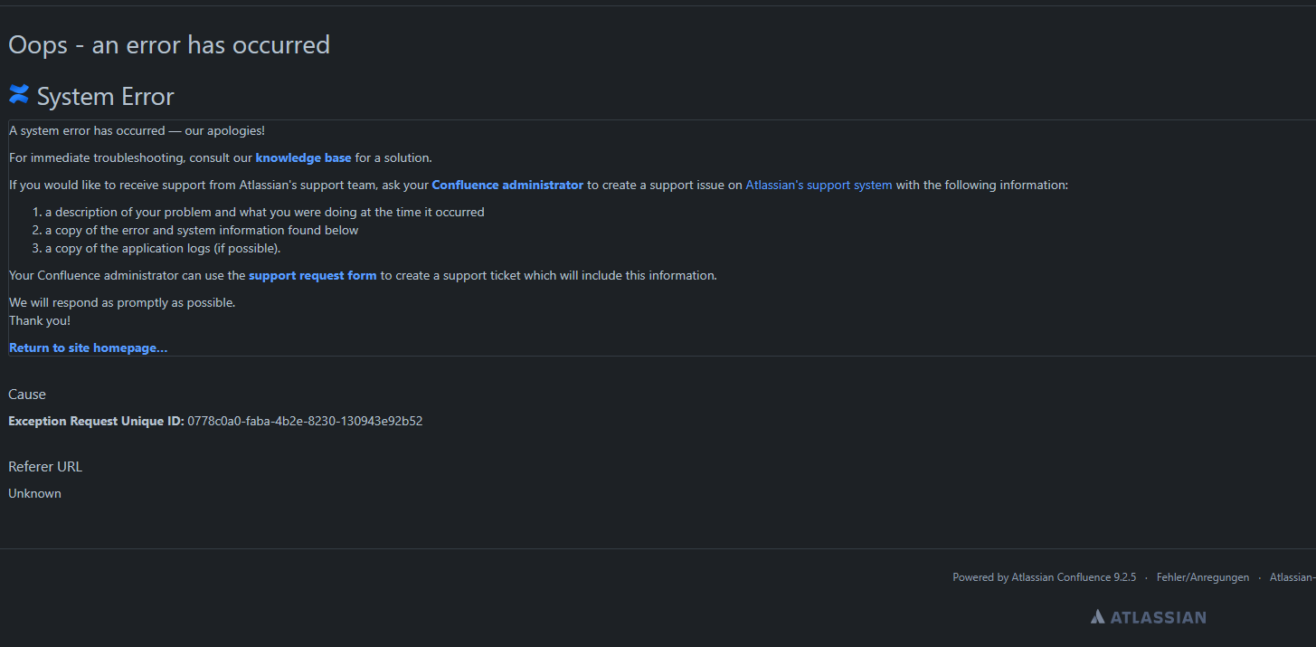 2025-06-18 21_14_53-Oops - an error has occurred - Confluence – Mozilla Firefox.png 2025-06-18 21_14_53-Oops - an error has occurred - Confluence – Mozilla Firefox.png