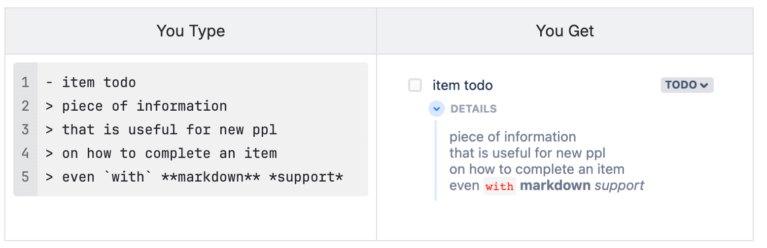 7. Jira Smart Checklist markdown example.png 7. Jira Smart Checklist markdown example.png