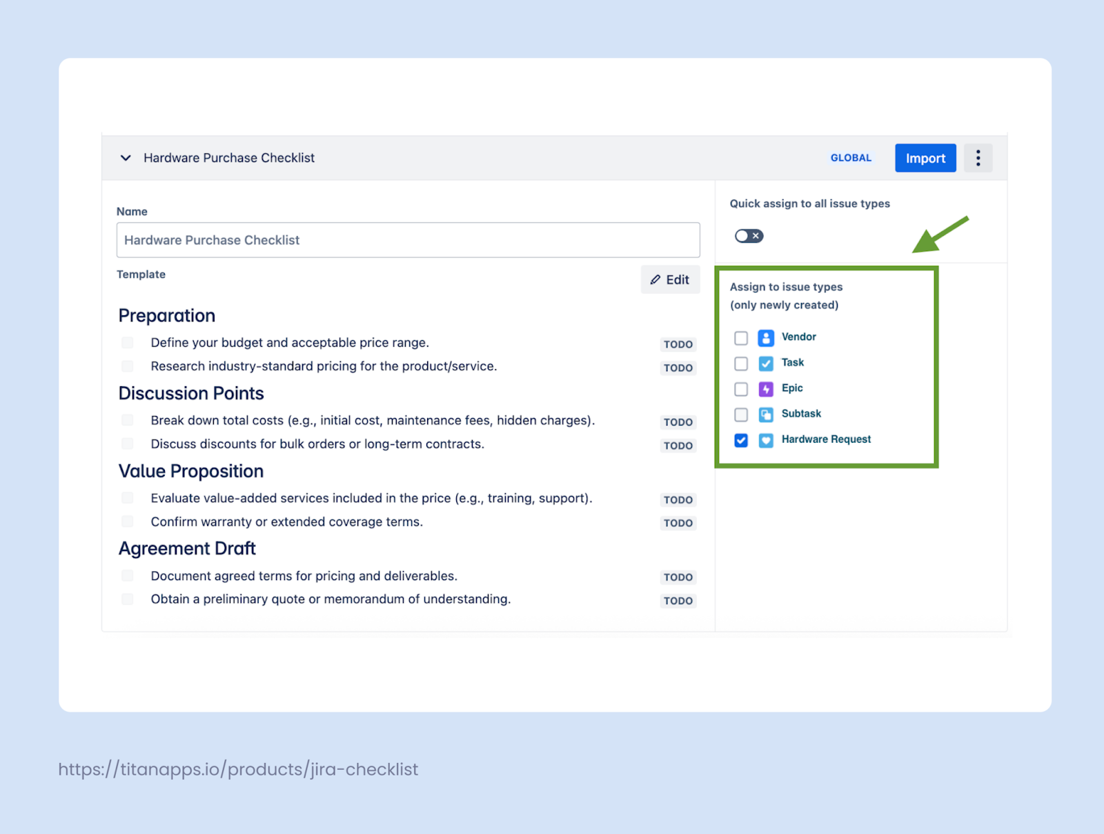 4. 1. Hardware procurement template in Jira.png 4. 1. Hardware procurement template in Jira.png