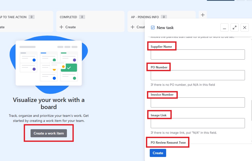 Create a Work Item - Form field not reflecting mandatory.jpg Create a Work Item - Form field not reflecting mandatory.jpg