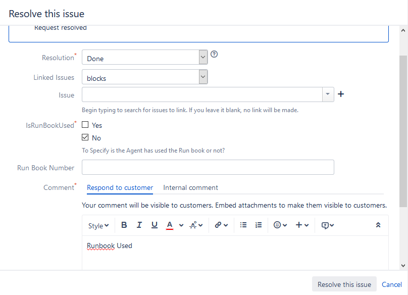 Resolve screen Runbookused filed.PNG Resolve screen Runbookused filed.PNG