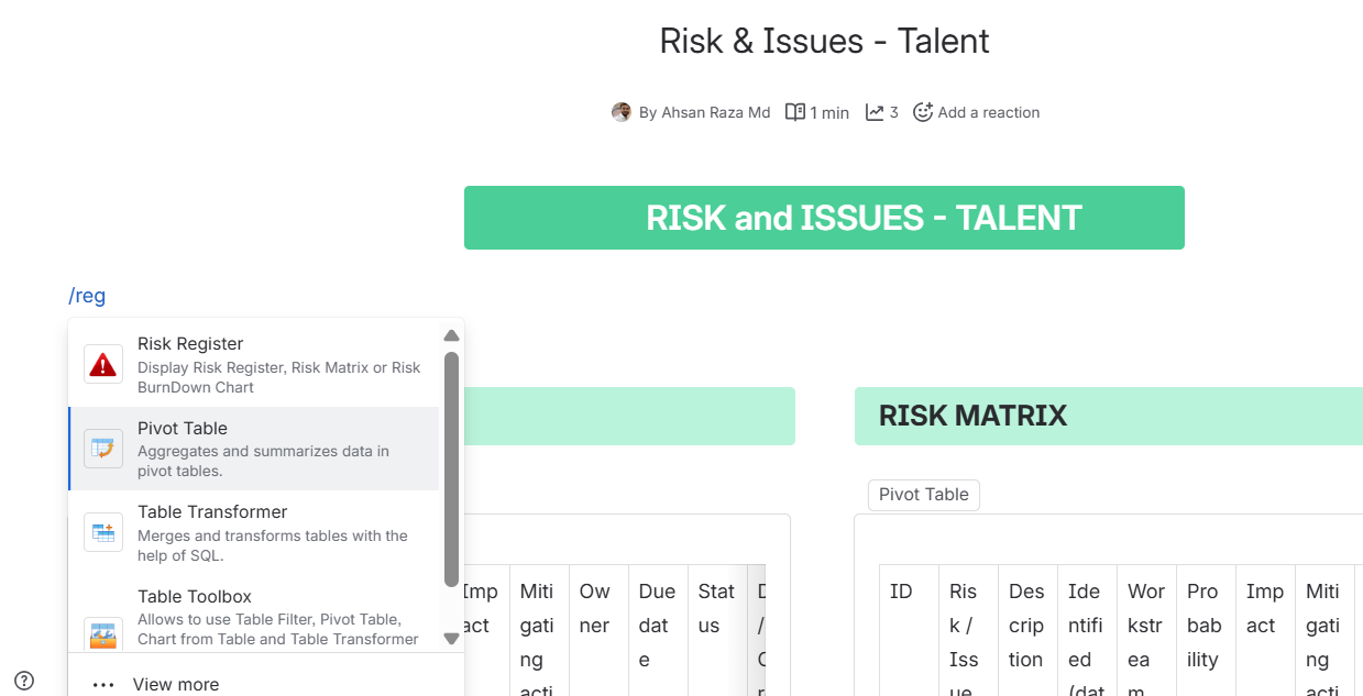 Macro shows on Confluence.png Macro shows on Confluence.png