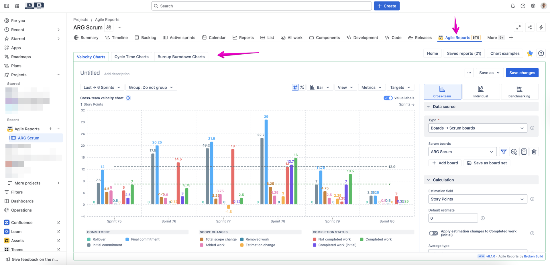 Standalone reports on the project page.png Standalone reports on the project page.png