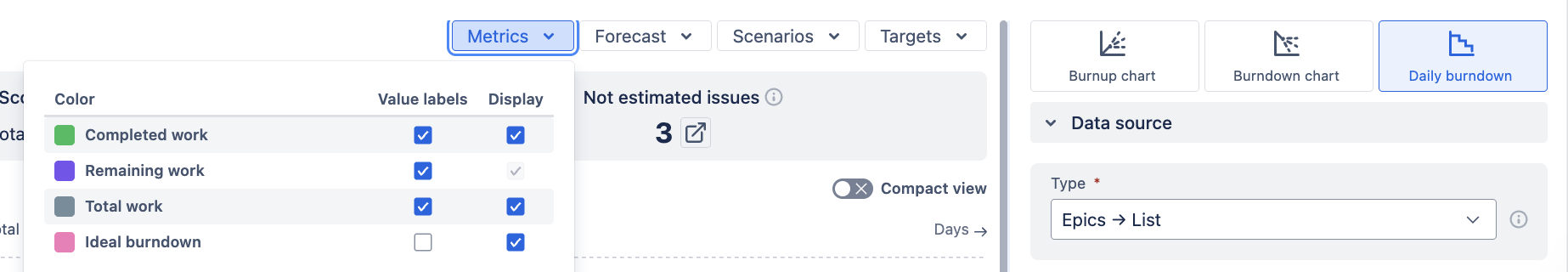 Metric visibility configuration - sprint_daily.png Metric visibility configuration - sprint_daily.png