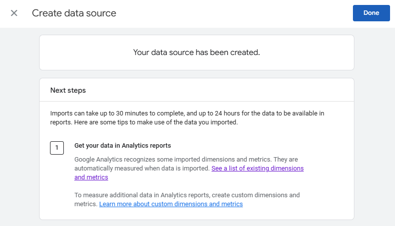 data source been created.png data source been created.png