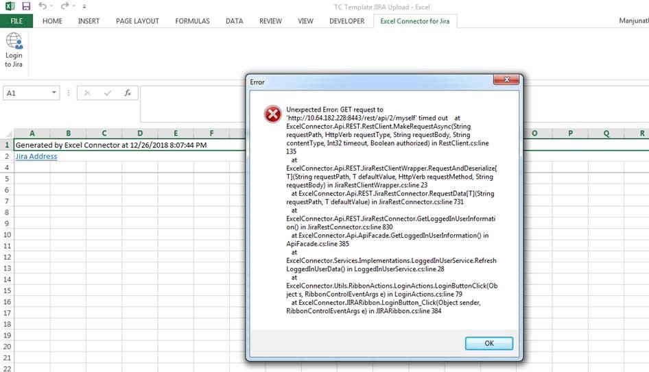 Excel connector for Jira error.jpg Excel connector for Jira error.jpg