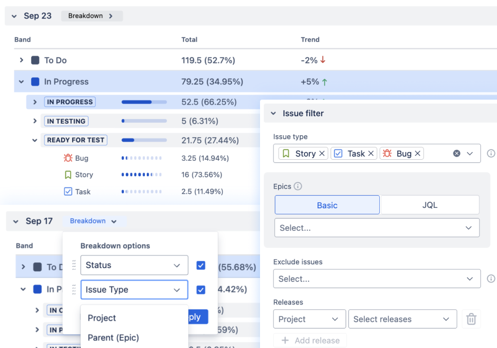 Multi-level breakdown & smart filters.png Multi-level breakdown & smart filters.png