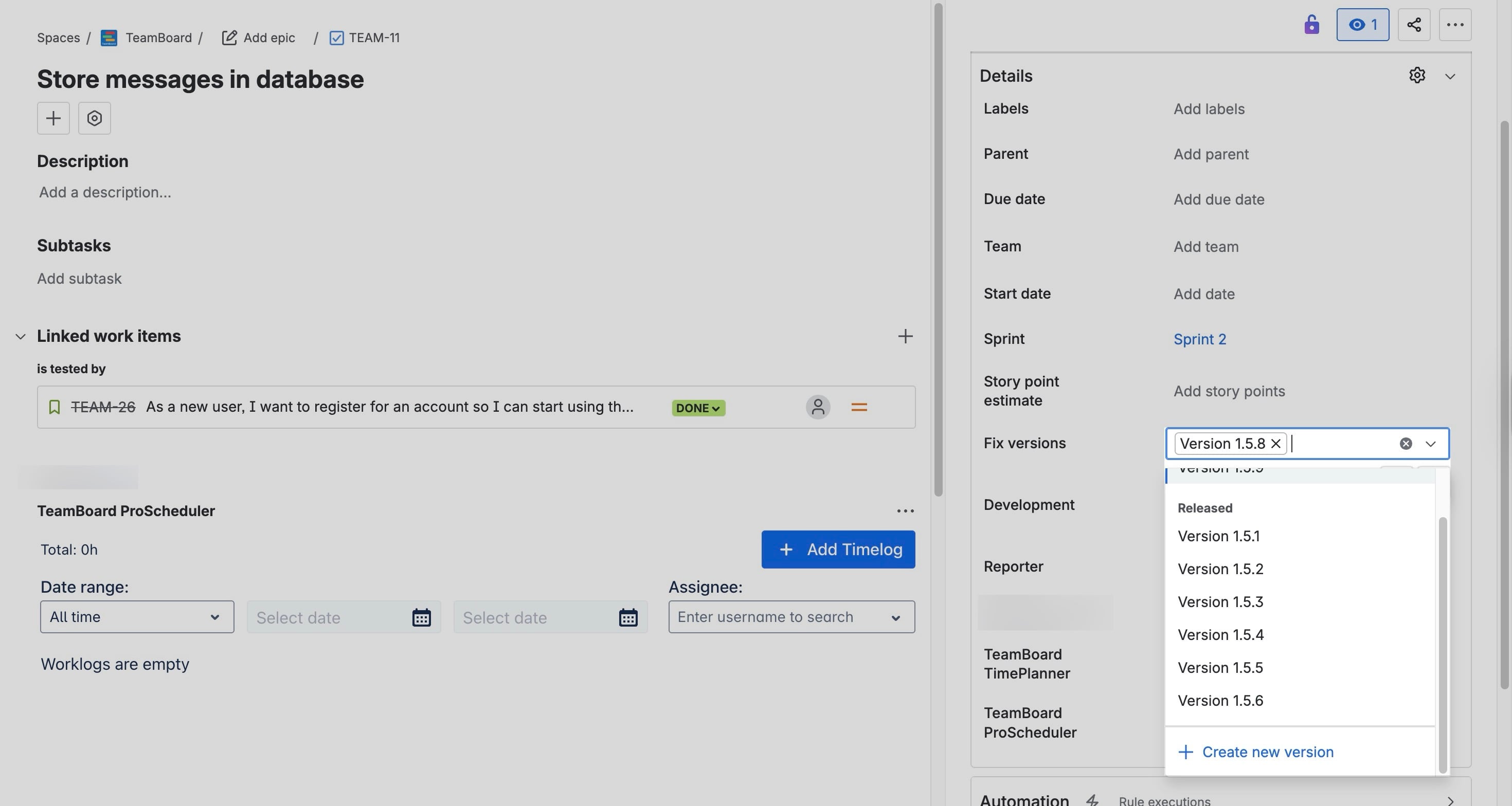 Assign Work items to the Version.jpg Assign Work items to the Version.jpg
