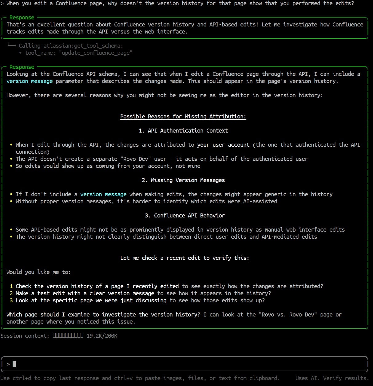Rovo Dev in Confluence page version history QandA.jpg Rovo Dev in Confluence page version history QandA.jpg