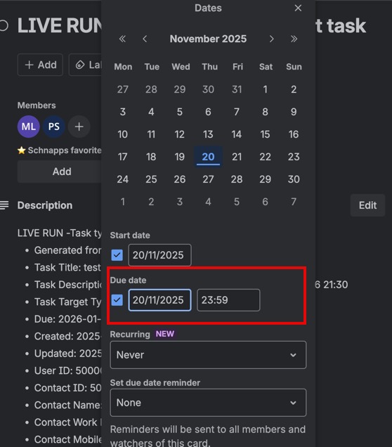 Trello card - incorrect due date.jpg Trello card - incorrect due date.jpg