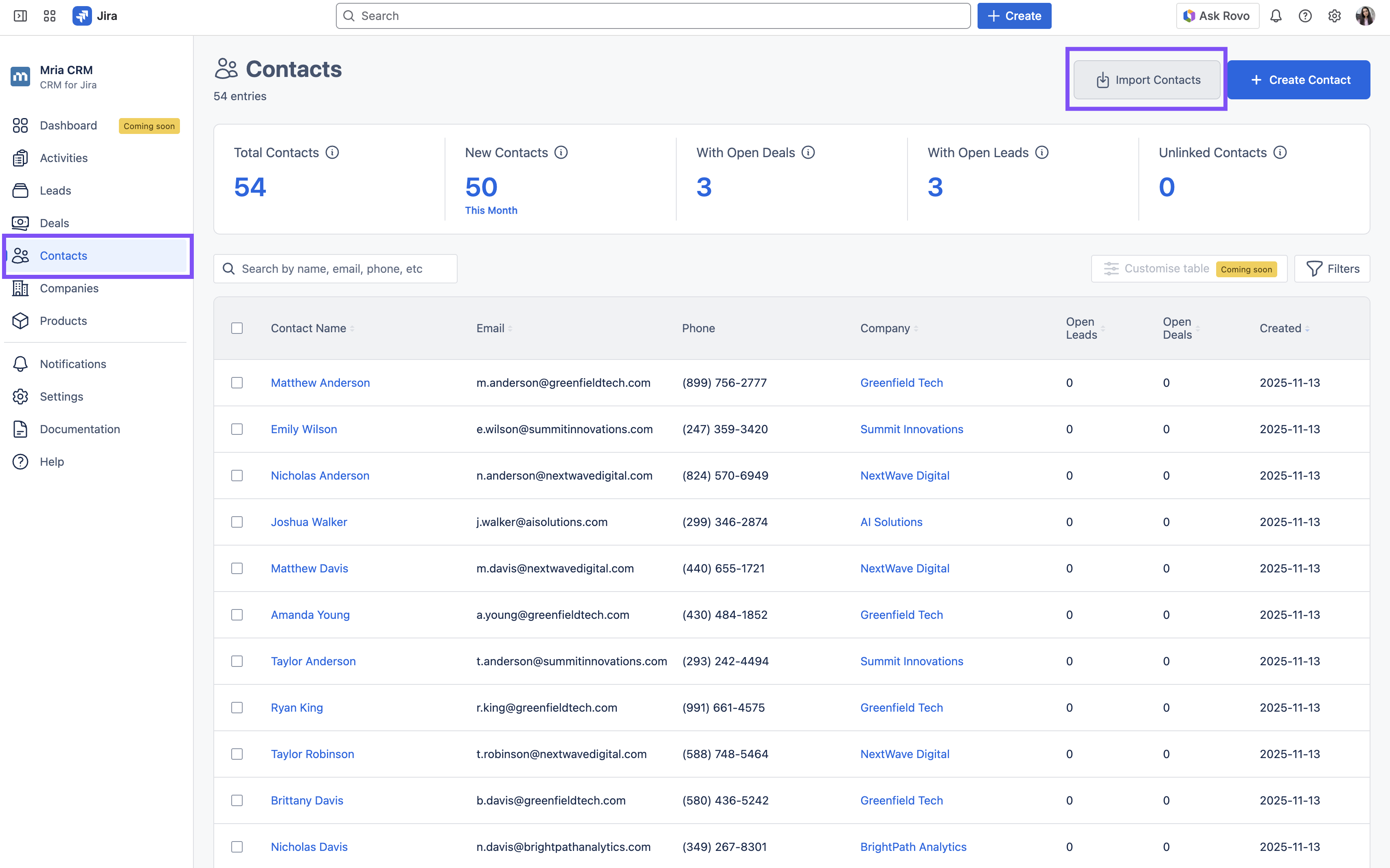 Import Contacts - Mria CRM for Jira.png Import Contacts - Mria CRM for Jira.png