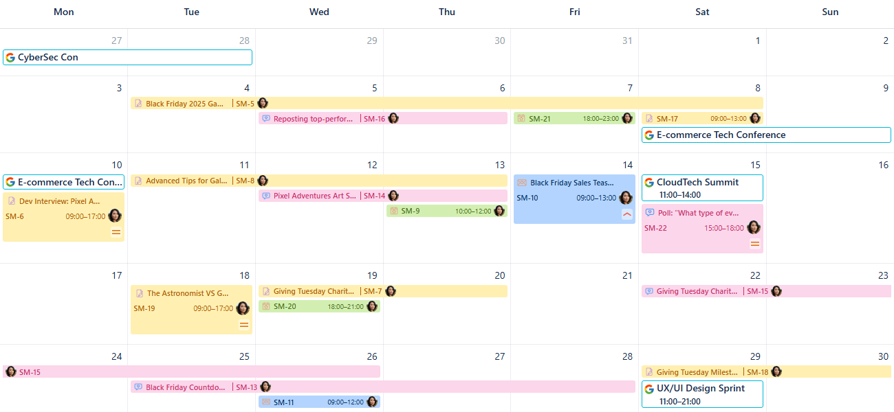 Marketing calendar - External events added onto the grid.png Marketing calendar - External events added onto the grid.png