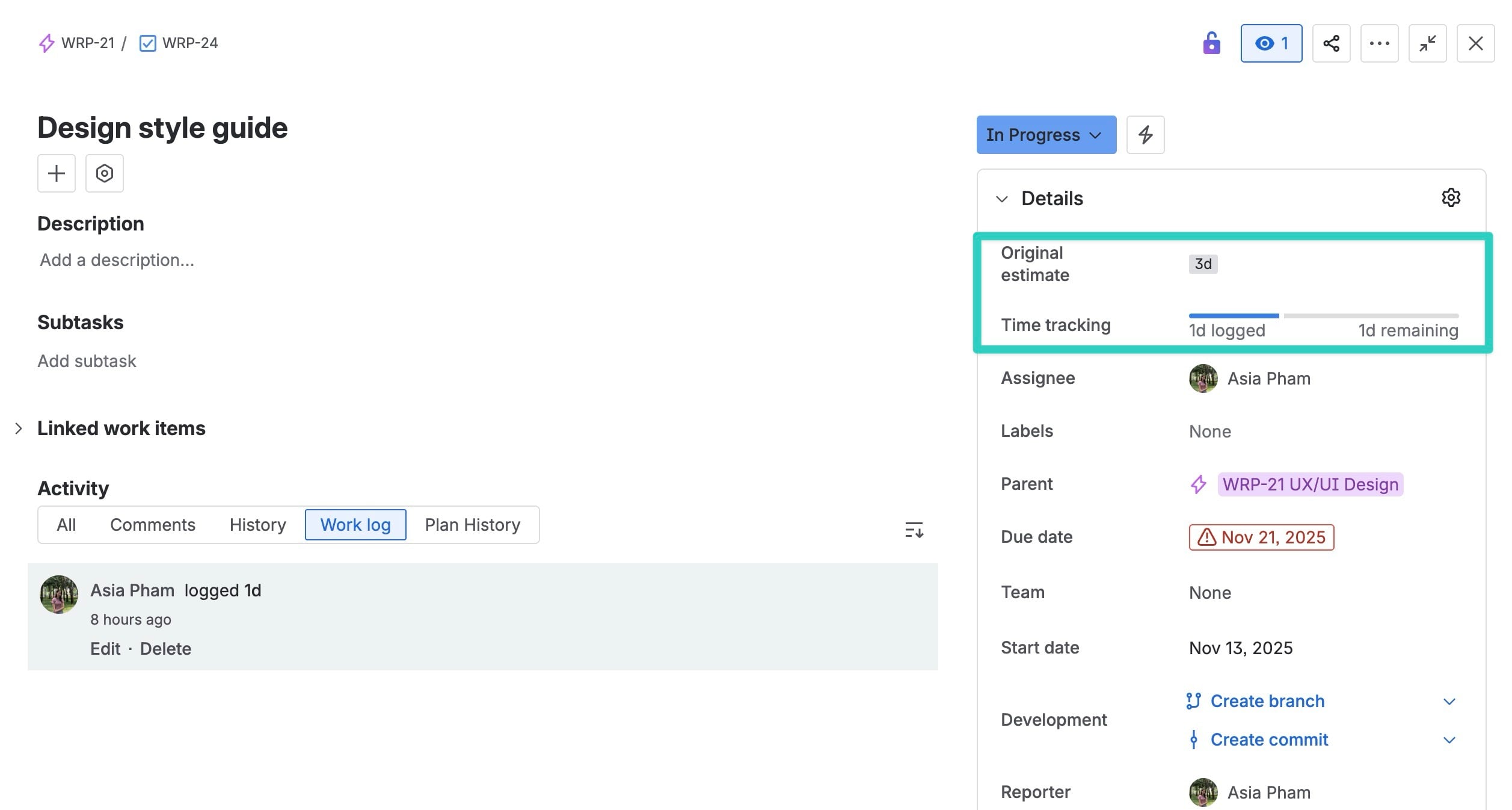 Jira’s time tracking fields.jpg Jira’s time tracking fields.jpg