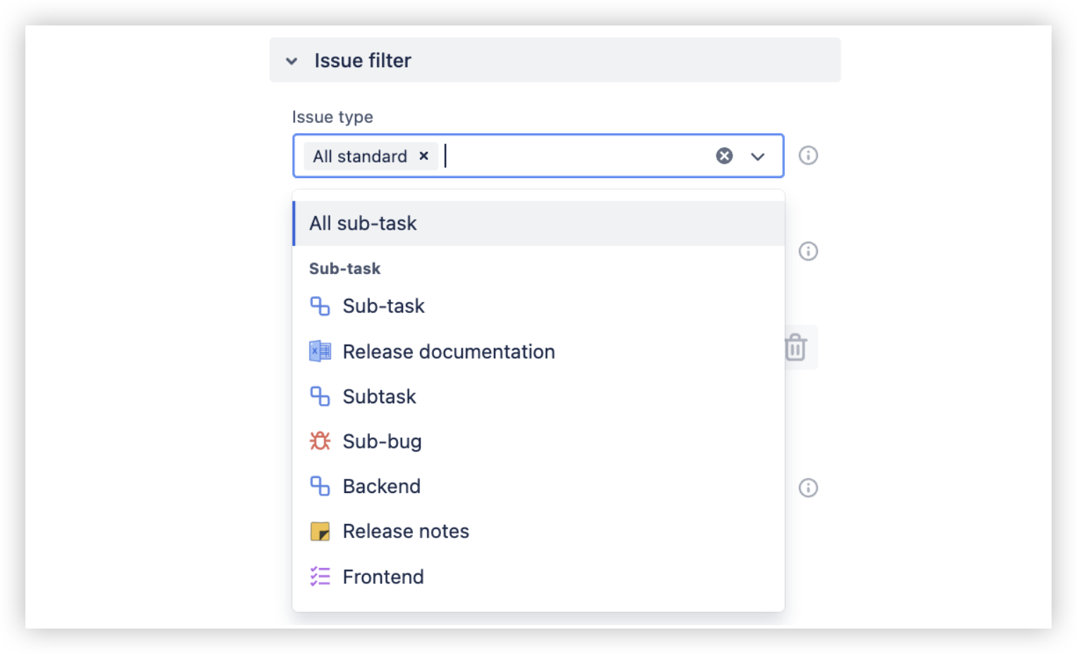 Configurable issue type filter.png Configurable issue type filter.png