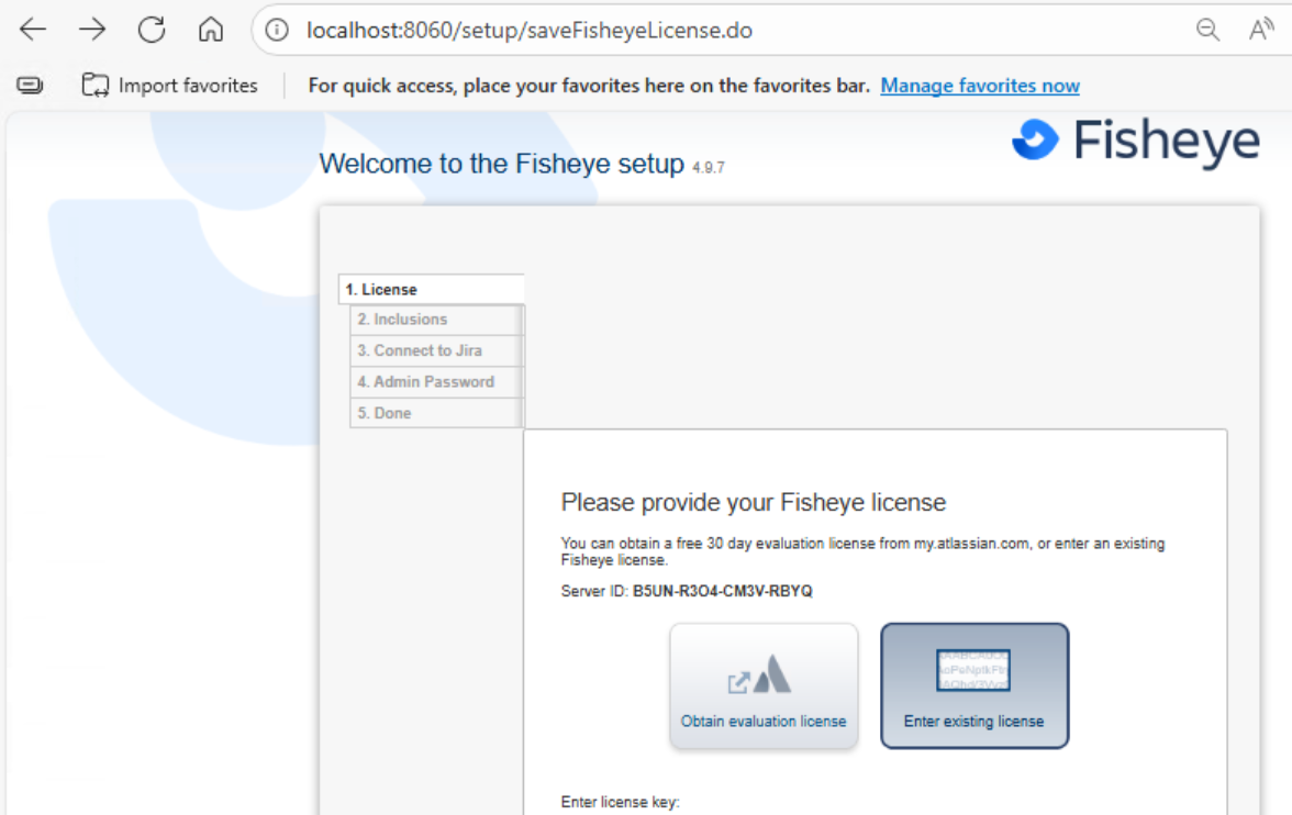 Fisheye License Setup.png Fisheye License Setup.png