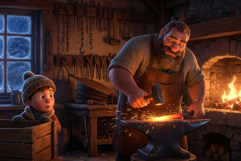 Smal_boy_watching_the_blacksmith_AI_Apps_Builder_winter_story.png Smal_boy_watching_the_blacksmith_AI_Apps_Builder_winter_story.png