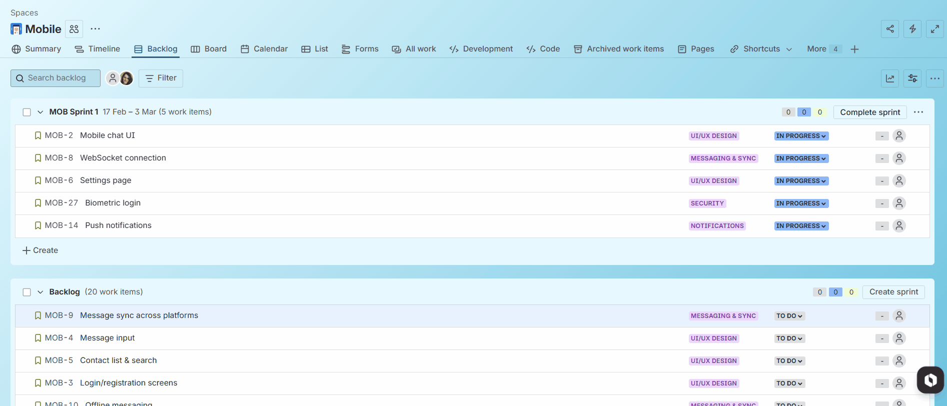 How to create sprint in Jira step-by-step click Create Sprint, drag issues to sprint container.gif How to create sprint in Jira step-by-step click Create Sprint, drag issues to sprint container.gif