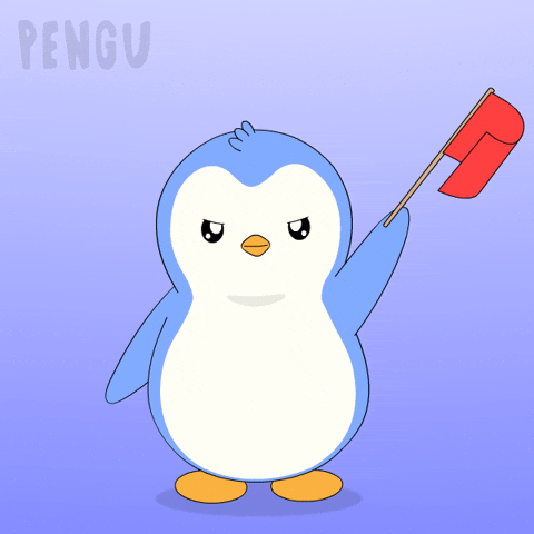 Red Flag No GIF by Pudgy Penguins.gif Red Flag No GIF by Pudgy Penguins.gif