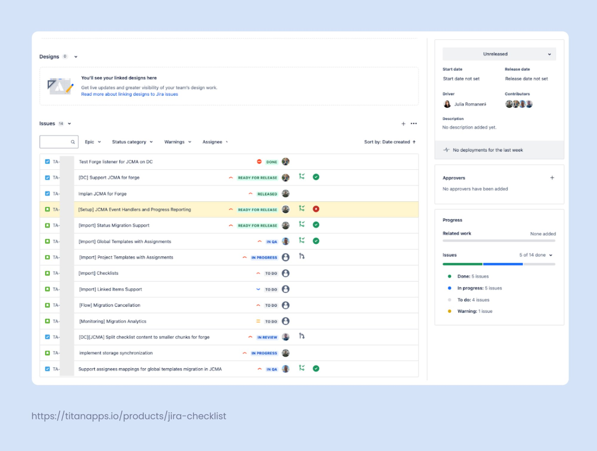 5-jira-issue-tracking-jira-release-hub-version-progress-issues-list.png 5-jira-issue-tracking-jira-release-hub-version-progress-issues-list.png