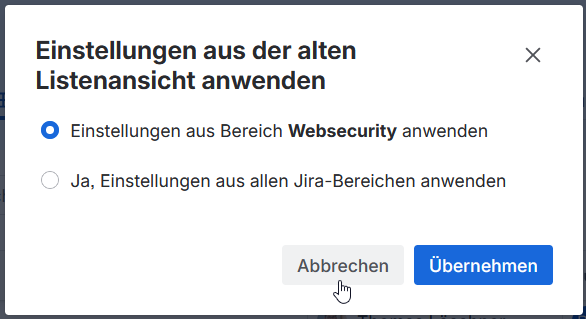 Einstellungen alte Listenansicht.png Einstellungen alte Listenansicht.png