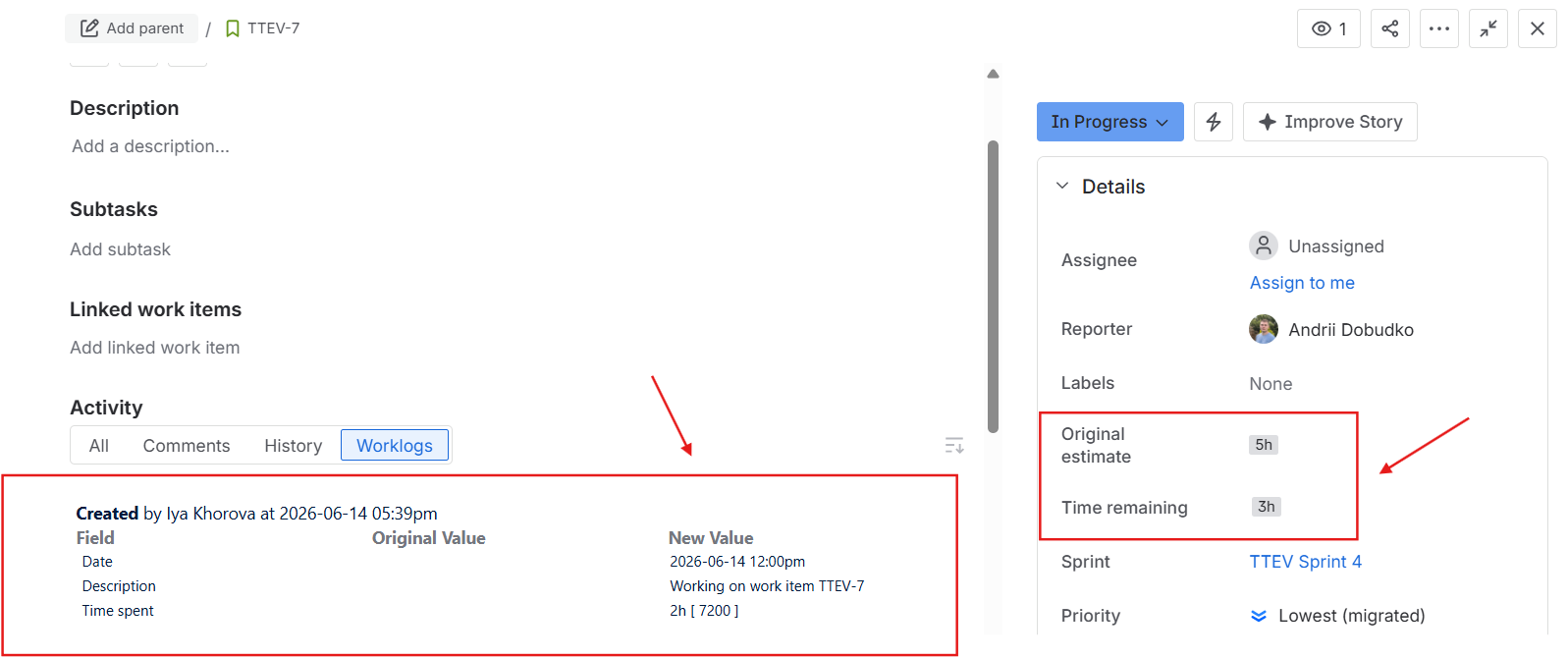 MTC 1.1 - Time spent & remaining time - Jira fields.png MTC 1.1 - Time spent & remaining time - Jira fields.png