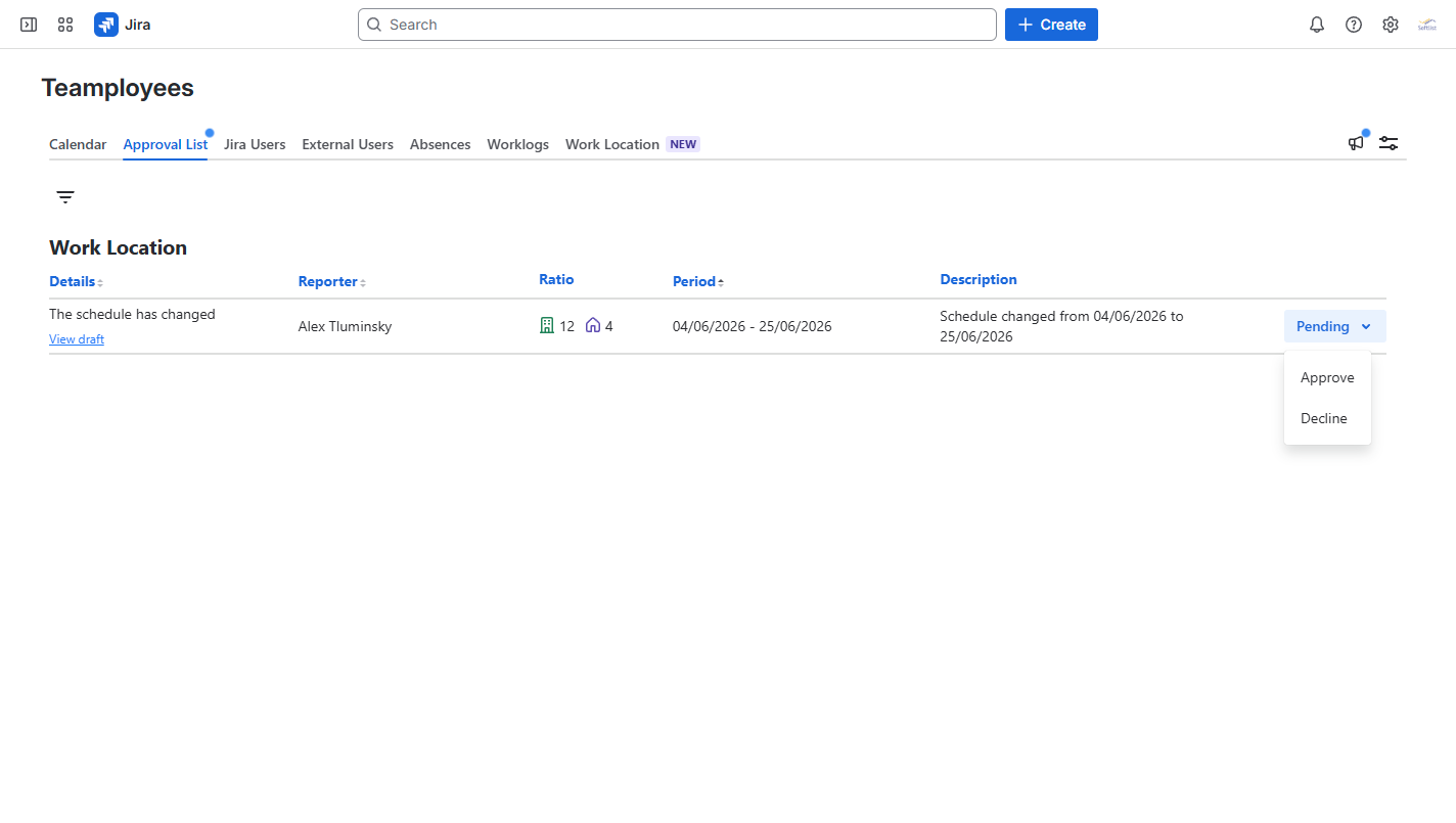 Approval List - Work Location - Teamployees.png Approval List - Work Location - Teamployees.png