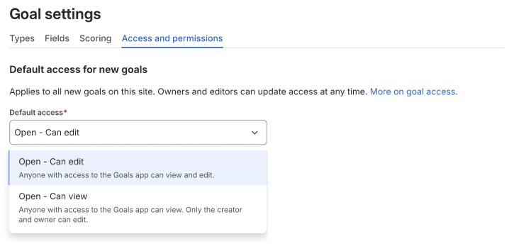 Default access for new goals.png Default access for new goals.png