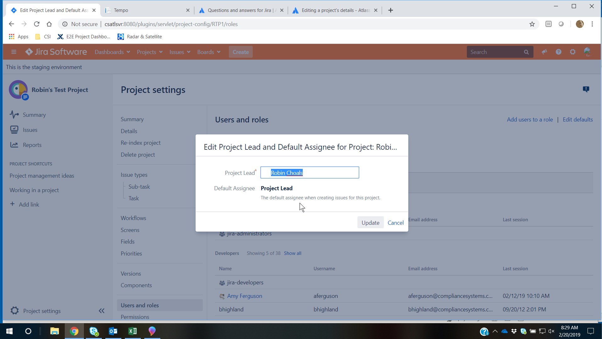 Still can't edit default assignee.jpg Still can't edit default assignee.jpg