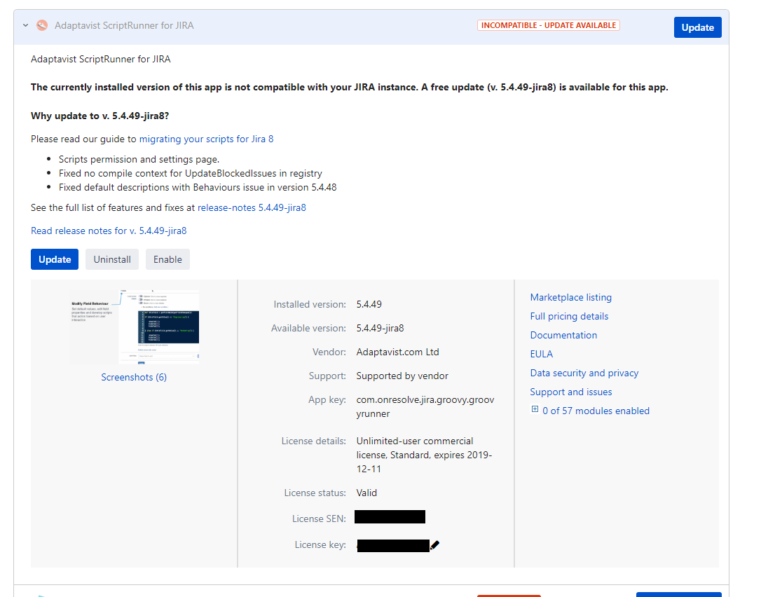 script runner update incompatible.PNG script runner update incompatible.PNG