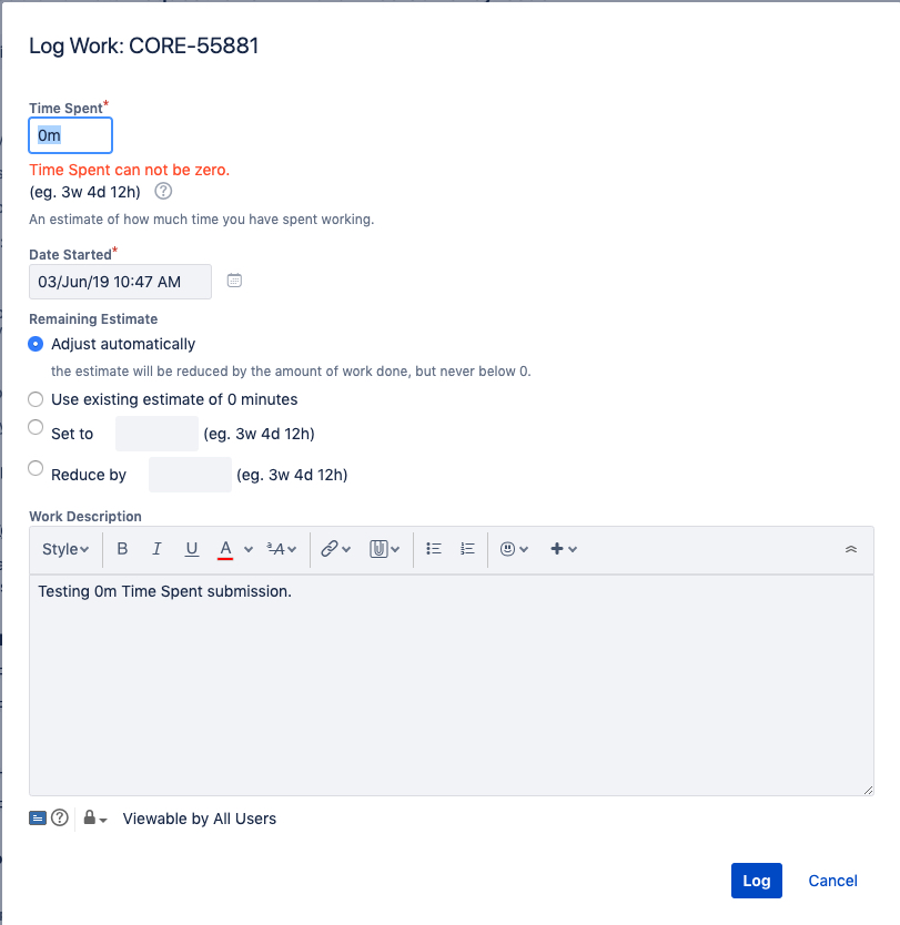 20190603 - 0m Time Log Error.jpg 20190603 - 0m Time Log Error.jpg