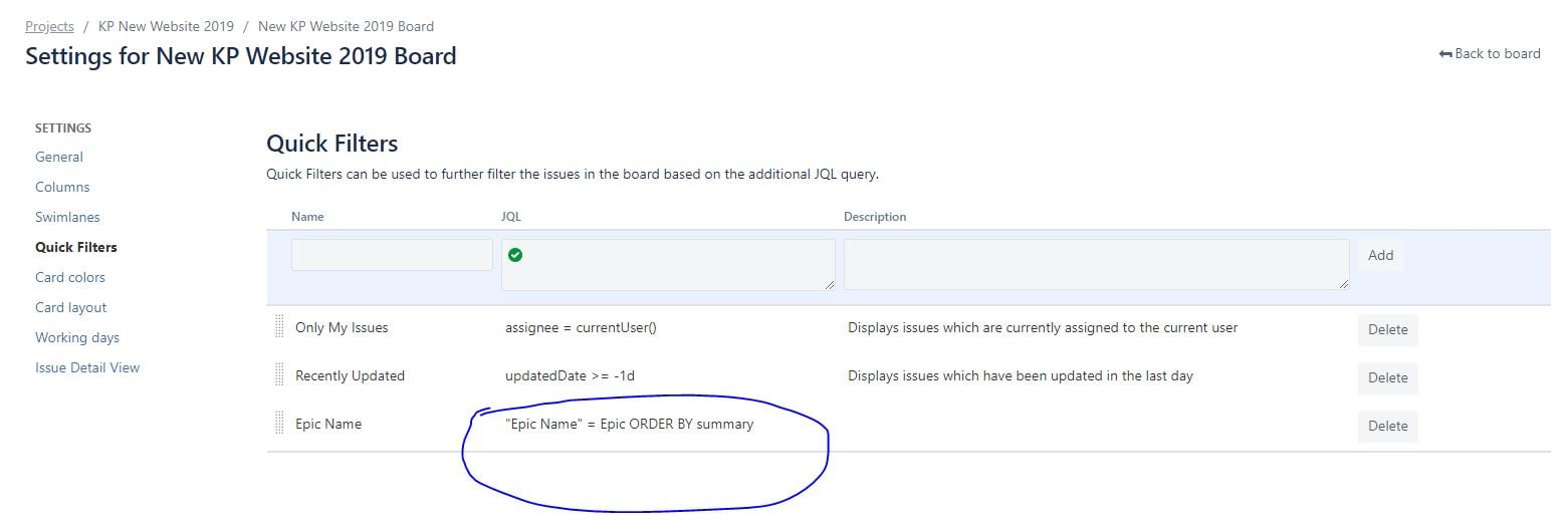Jira - Board settings - Quick Filters.JPG Jira - Board settings - Quick Filters.JPG