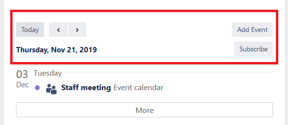 Calendar widget on Refined dashboard.png Calendar widget on Refined dashboard.png