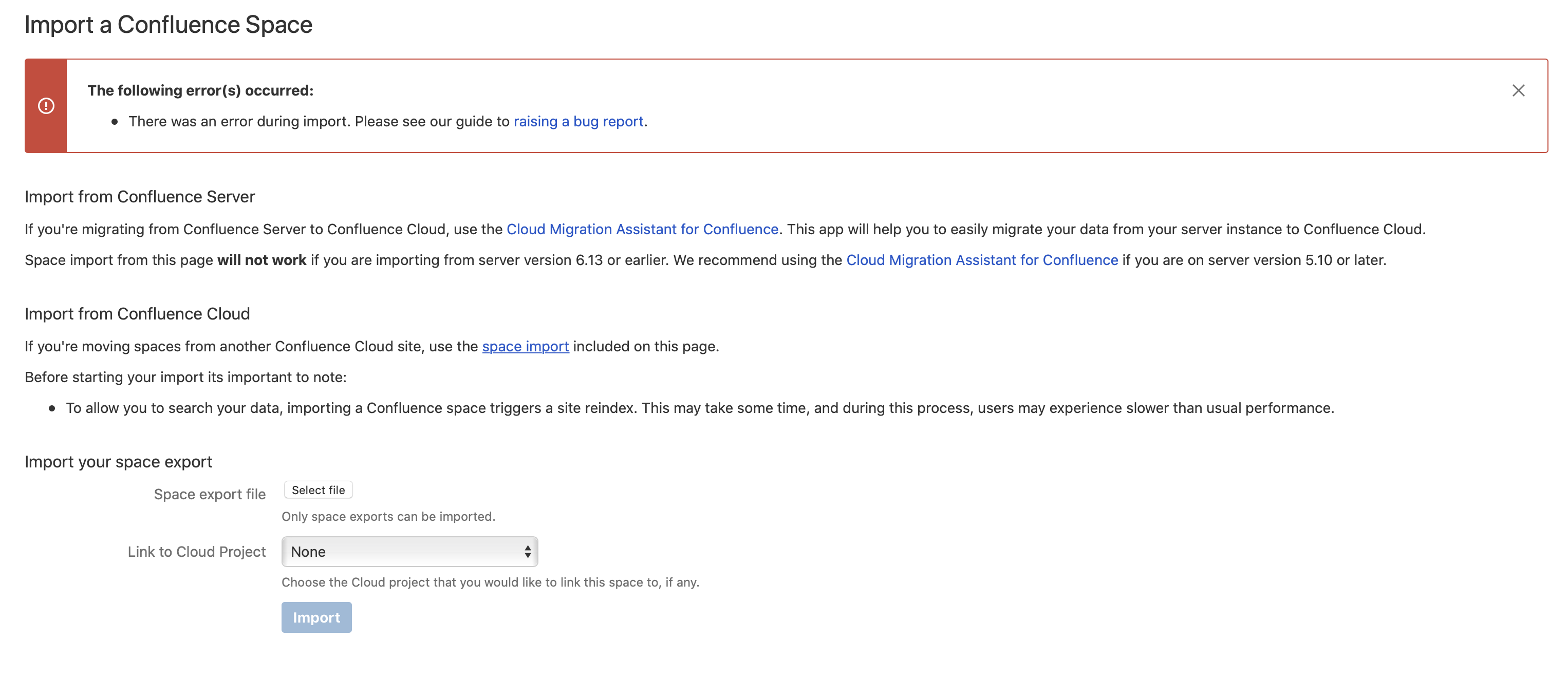 Confluence Import Error.png Confluence Import Error.png