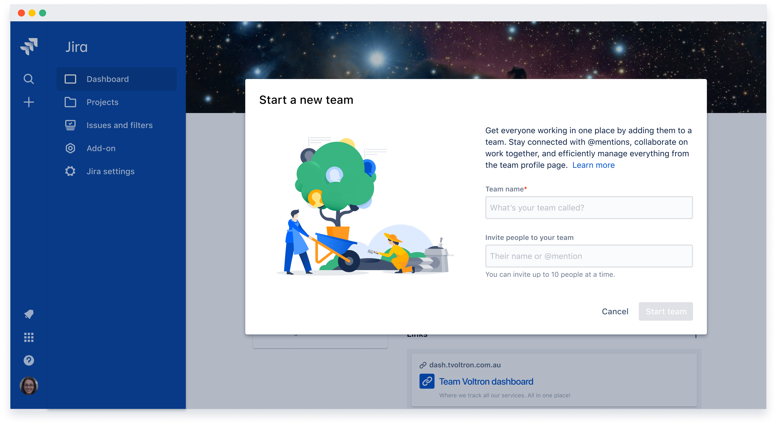 Marketing screen - Create team.png Marketing screen - Create team.png