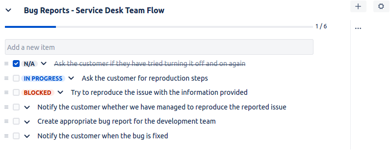 Multiple Checklists for Jira - Bug reports.png Multiple Checklists for Jira - Bug reports.png