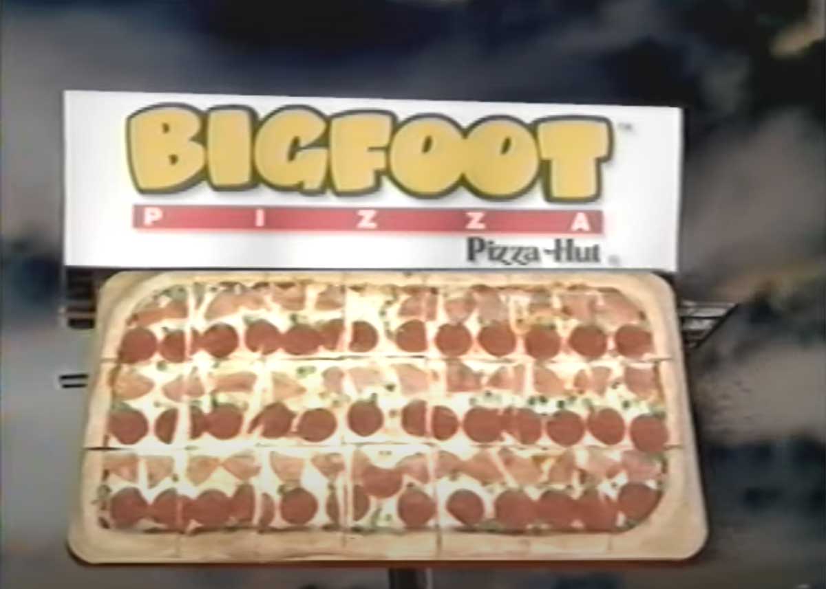 Pizza Hut Bigfoot Pizza - The Retroist