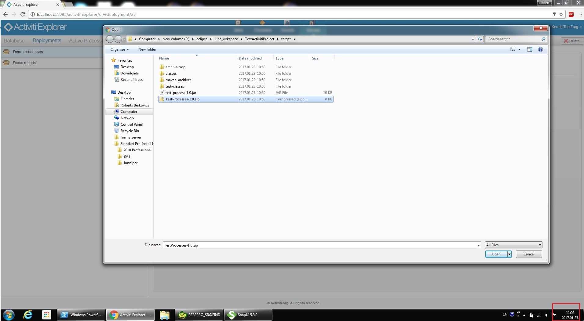 deploying processes