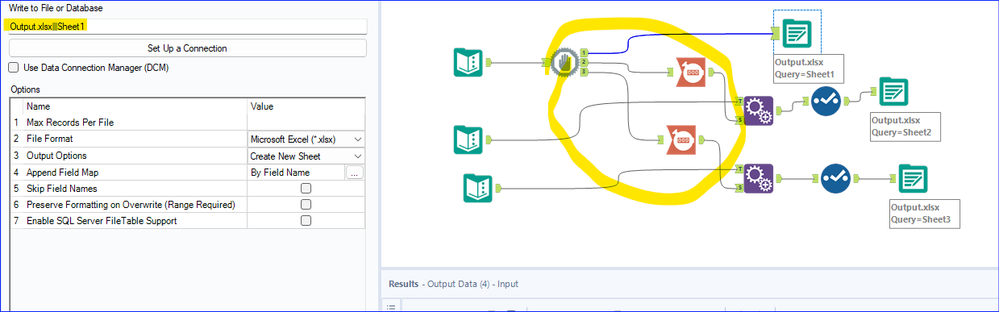 Issue with Alteryx Workflow: Multiple inputs for same Excel but ...