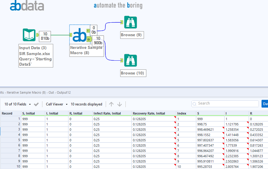 Iterative Multi Row Formula - Alteryx
