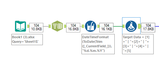Converting date format - Alteryx